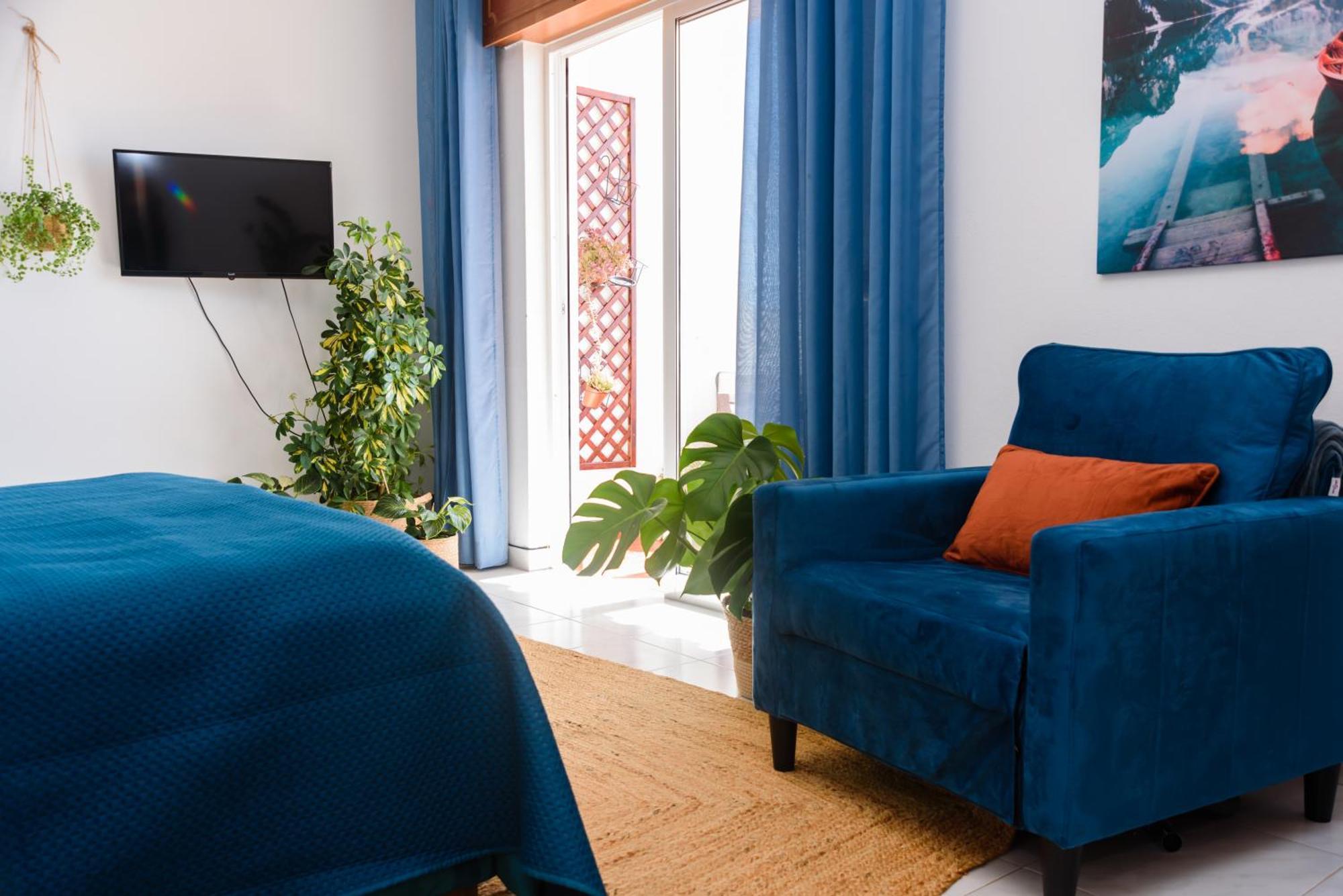 Hillside Studio With Sea View & Fibre Internet Albufeira Eksteriør bilde